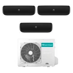 Hisense Climatizzatore Inverter  Apple Pie Pro Black Edition Wi-Fi Trial Split 9000+9000+9000 Btu 3amw52u4rjar-32 A++