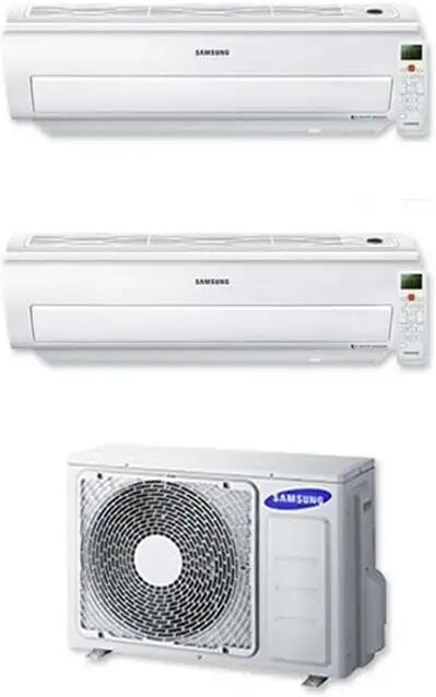 Samsung Condizionatore Dual Split Inverter 12000+12000 12+12 Btu Ar5500m Wi-Fi A++ Aj050fcj2eh/eu