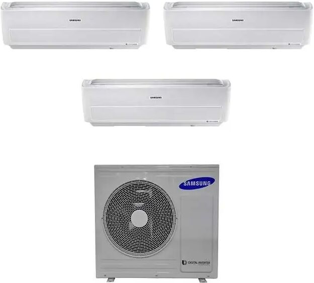 Samsung Condizionatore Windfree Light Trial Split Con Inverter 7000+9000+9000 Btu Wifi Aj052mcj3eh A+