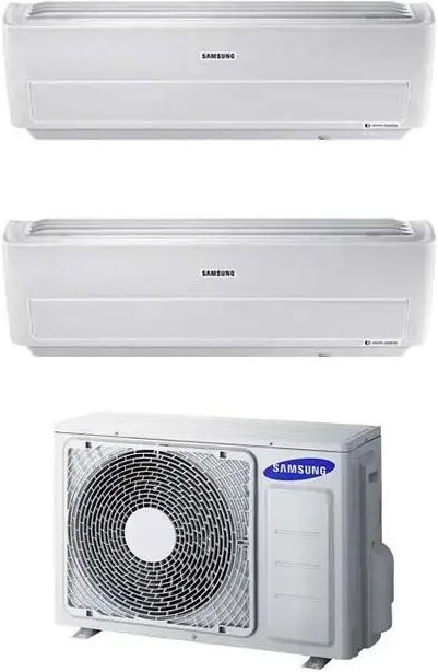 Samsung Condizionatore Dual Split Con Inverter 7000+12000 Windfree Light Wifi In R32 A++ Aj040ncj2eg