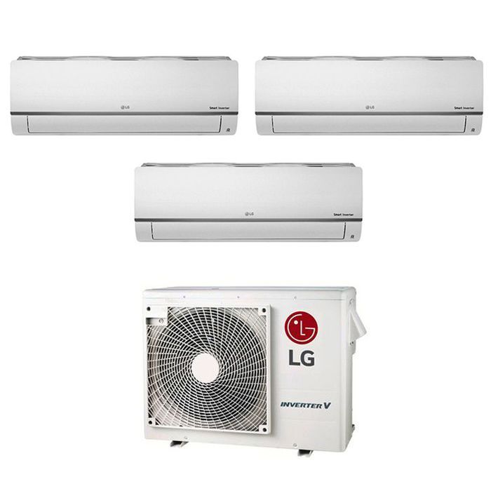 LG Condizionatore Trial Split Libero Plus 9+9+9 9000+9000+9000 Btu Inverter Mu3r19 Wifi A+++
