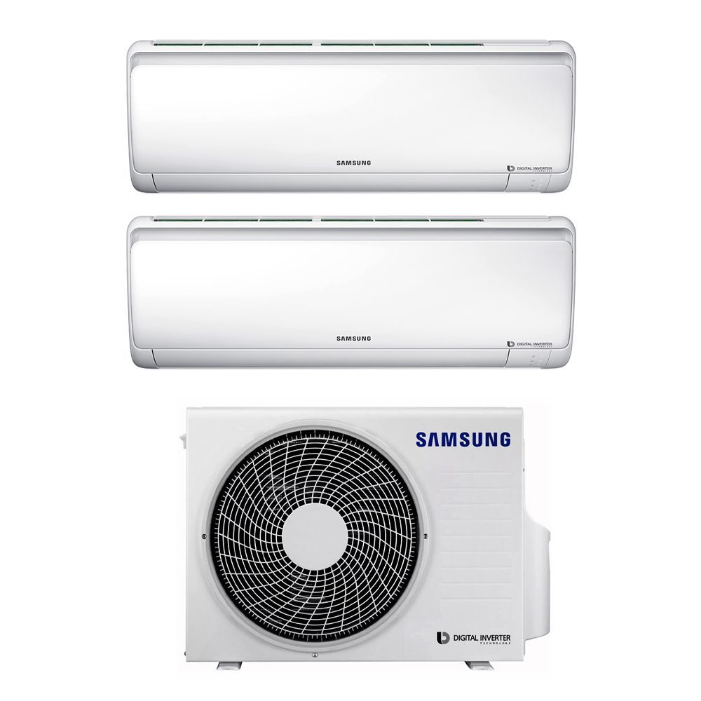 Samsung Climatizzatore Dual Split Inverter 12000+12000 Btu Maldives Aj050ncj2eg R32 A+++