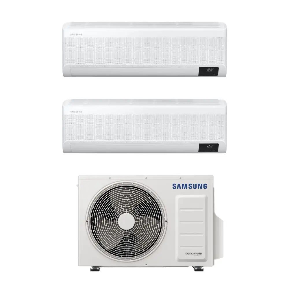 Samsung Climatizzatore Windfree Elite Wifi Dual Split 9000+12000 Btu Inverter A+++ In R32 Aj040txj2kg