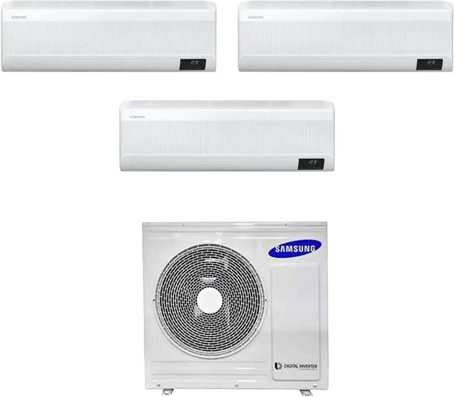 Samsung Climatizzatore Samsung Windfree Elite Wifi Trial Split 7000+9000+9000 Btu Inverter A+++ In R32 Aj052txj3kg