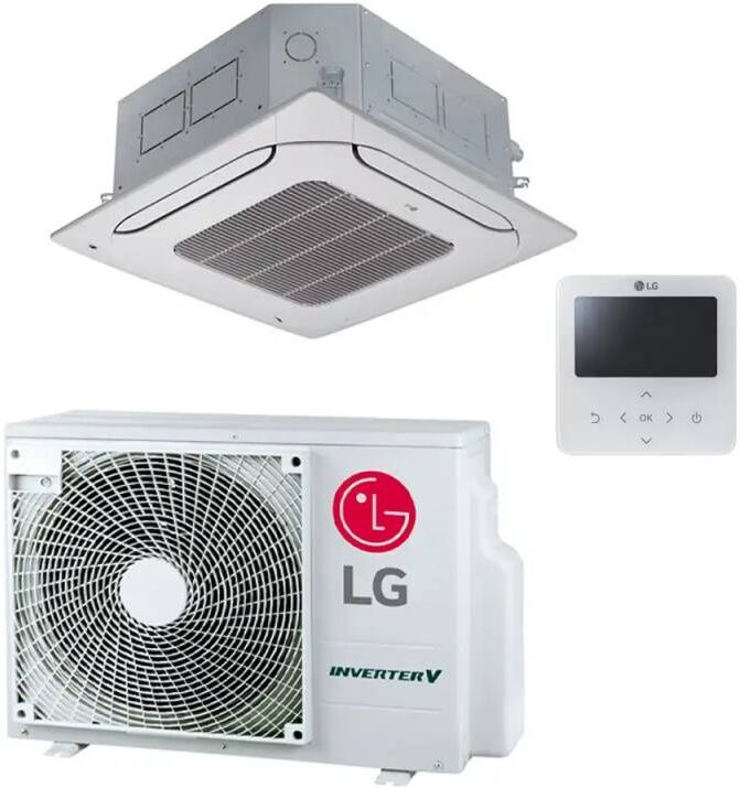 LG Climatizzatore A Cassetta 4 Vie Inverter 24000 Btu A++ Ct24f