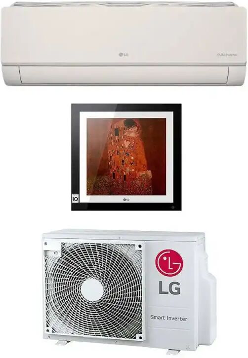 LG Climatizzatore Dual Split Art Cool Gallery Artcool Color 9+12 9000+12000 Btu Inverter Wifi R32 A+++ Mu2r15 Wifi Ready