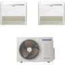 Samsung Condizionatore Con Inverter Dual Split Console Aj035 12000+12000 Btu R32 In A+++ Aj050txj2kg