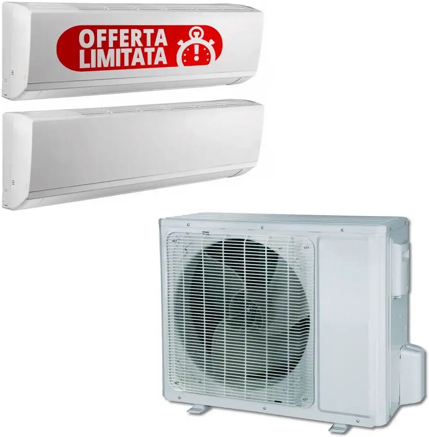 Climatizzatore Dual Split Con Inverter Plus Da 9000+9000 Btu In Classe A++ Climatizzatore Dual Split Con Inverter Plus Da 9000+9000 Btu In Classe A++
