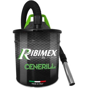 Ribimex Aspiracenere Cenerill Soffiatore Per Stufa A Pellet E Caminetto Da 18 Litri