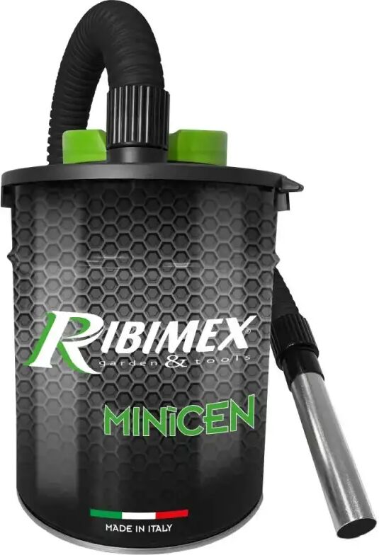 Ribimex Aspiracenere Minicen Soffiatore Per Stufa A Pellet E Caminetto Da 800 Watt 10 Litri