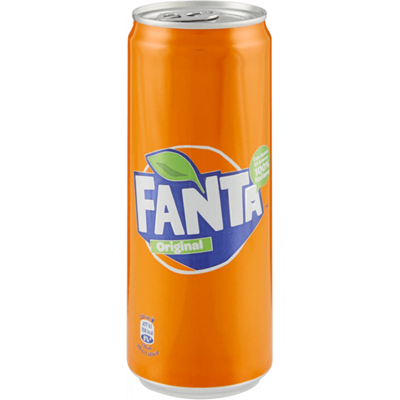 Coca-Cola Fanta Lattina 33cl Coca-Cola Fanta Lattina 33cl