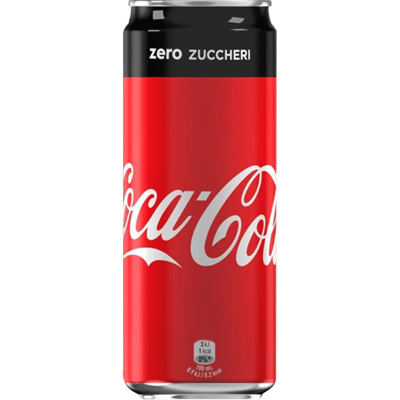 Coca-Cola Zero Lattina 33cl Coca-Cola Zero Lattina 33cl