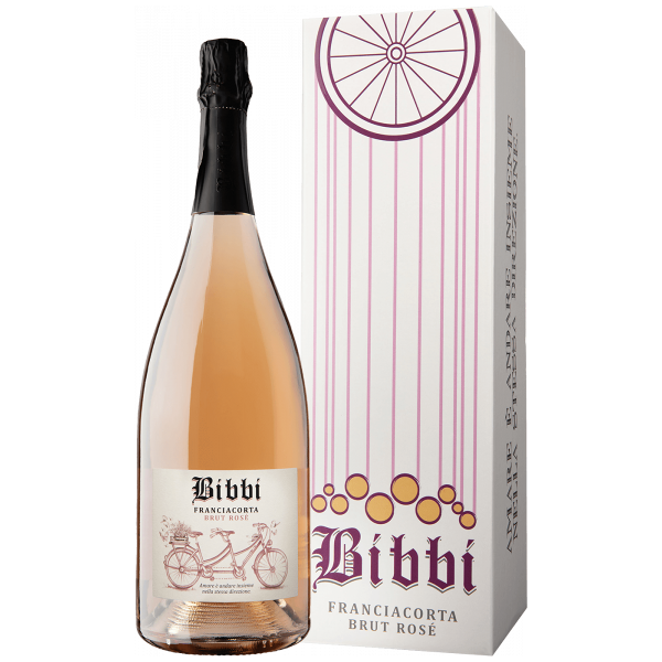 franciacorta docg brut rosé 2017 bibbi (magnum con astuccio)