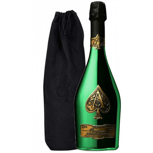 armand de brignac brut green 75cl (velvet bag)