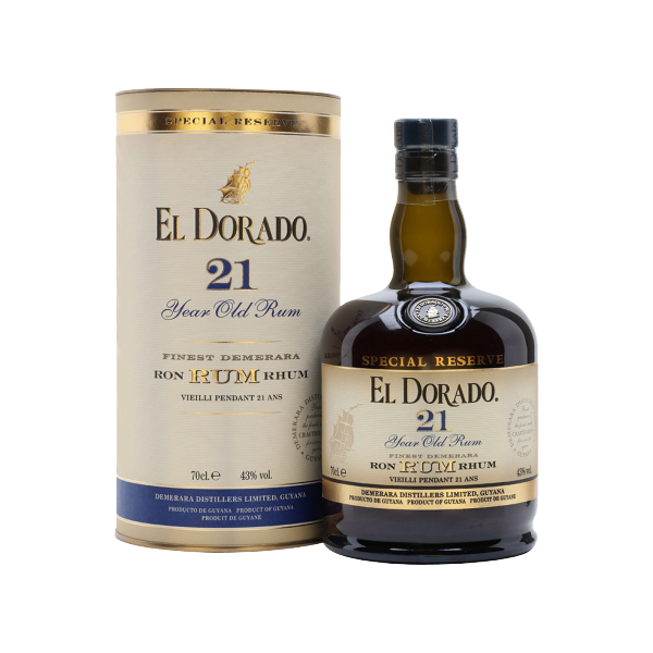 demerara rum 21 anni special reserve el dorado 70cl (astucciato)