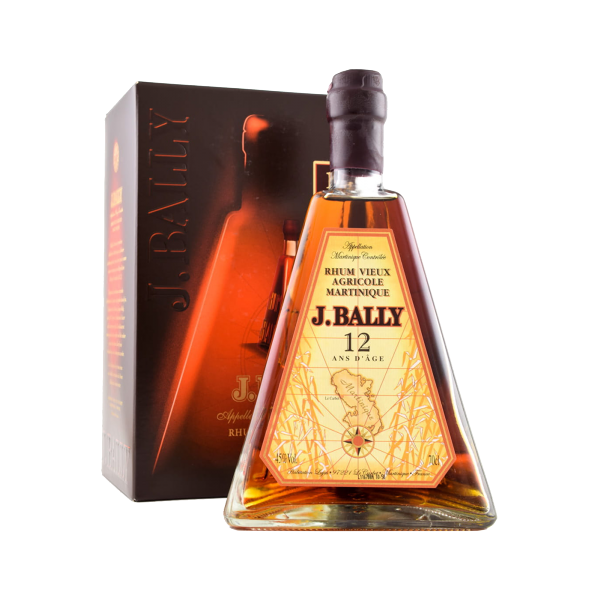 rum vieux agricole pyramide 12 anni j.bally 70cl (astucciato)