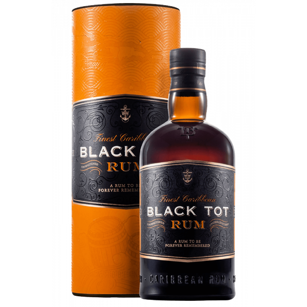 rum black tot finest caribbean 70cl (astucciato)