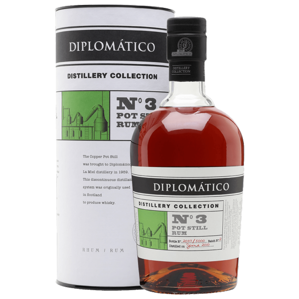 distileriás unidas rum diplomático distillery collection n° 3 single pot still 70cl (astucciato)