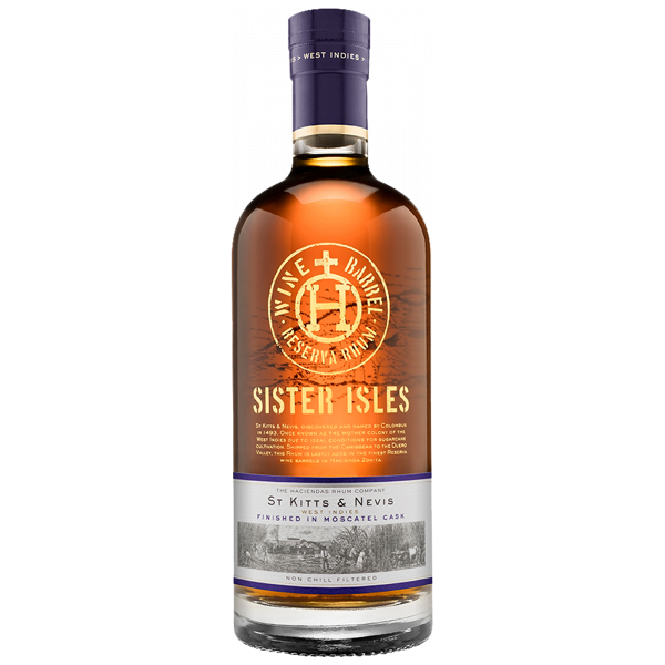 the haciendas rhum company rum sister isles dark moscatel 70cl