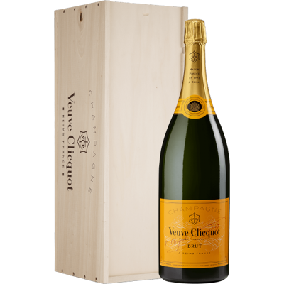 Jéroboam Champagne Veuve Clicquot Brut Yellow Label (Cassetta in Legno) Jéroboam Champagne Veuve Clicquot Brut Yellow Label (Cassetta in Legno)