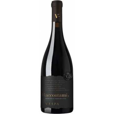 Vespa Vignaioli per Passione Raccontami Primitivo di Manduria DOC 2019 - Vino Rosso Vespa Vignaioli per Passione Raccontami Primitivo di Manduria DOC 2019 - Vino Rosso