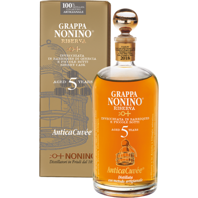 Grappa Nonino Antica Cuvée Riserva Aged 5 Years 70cl (Astucciato) Grappa Nonino Antica Cuvée Riserva Aged 5 Years 70cl (Astucciato)