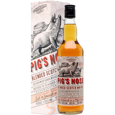 Spencerfield Pig's Nose Blended Scotch Whisky 70cl (Astucciato) Spencerfield Pig's Nose Blended Scotch Whisky 70cl (Astucciato)