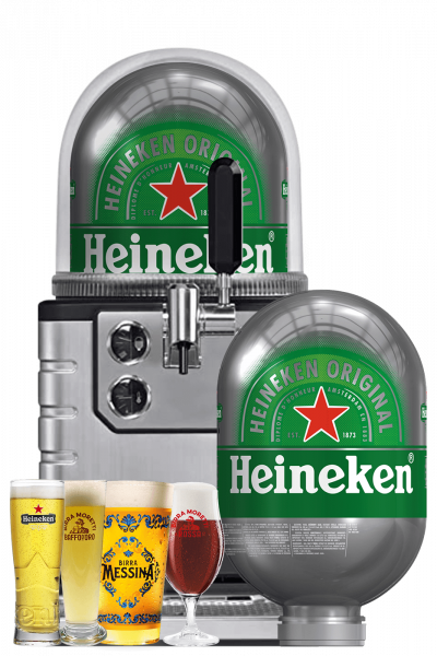 Heineken Spillatore per Fusto Blade 8 LT + 2 Fusti Blade Heineken 8 LT + Starter Kit