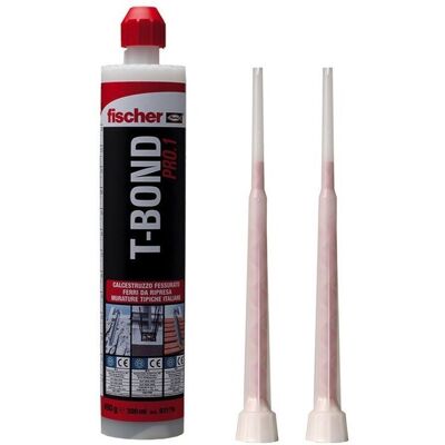 Ancorante chimico bicomponente T-BOND PRO.1 cartuccia da 300 ml Fischer Ancorante chimico bicomponente T-BOND PRO.1 cartuccia da 300 ml Fischer