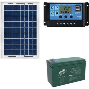 IoRisparmioEnergia Selection Kit fotovoltaico ad isola 10Wp per luoghi isolati   STARTER+10