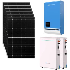 Saros Selection Kit fotovoltaico ibrido ad isola 6 kWp inverter TBB 6 kW 48V 2xMPPT e 9,6kWh batterie Litio LiFePO4 KIT6KWTBB Saros Selection Kit fotovoltaico ibrido ad isola 6 kWp inverter TBB 6 kW 48V 2xMPPT e 9,6kWh batterie Litio LiFePO4 KIT6KWTBB