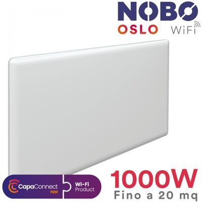 Radiatore elettrico norvegese NOBO OSLO WiFi 1000W per ambienti fino a 20 m² Radiatore elettrico norvegese NOBO OSLO WiFi 1000W per ambienti fino a 20 m²