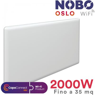 Radiatore elettrico norvegese NOBO OSLO WiFi 2000W per ambienti fino a 35 m² Radiatore elettrico norvegese NOBO OSLO WiFi 2000W per ambienti fino a 35 m²