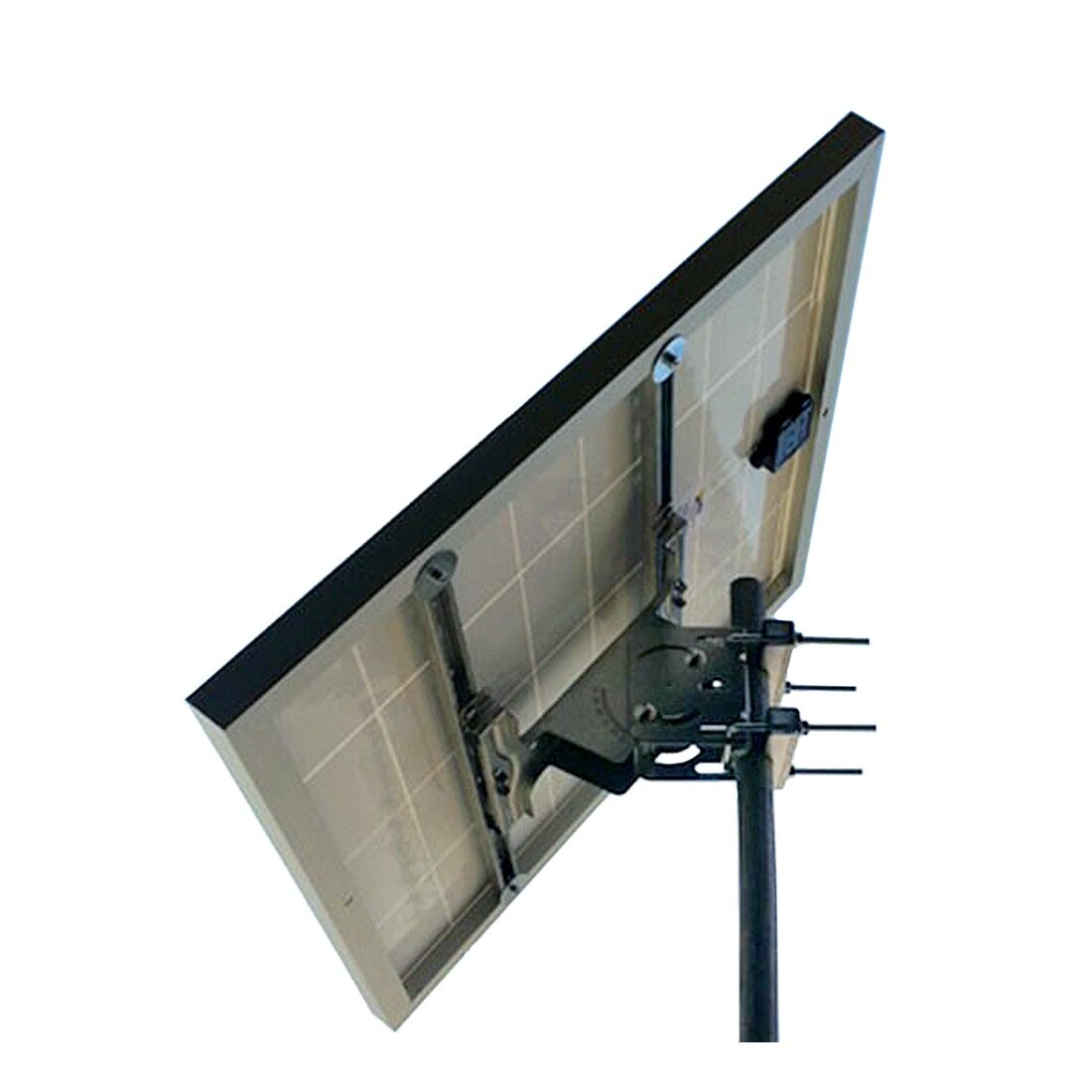 IoRisparmioEnergia Selection Supporto testapalo per pannelli fotovoltaici piccoli di larghezza massima di 40 cm