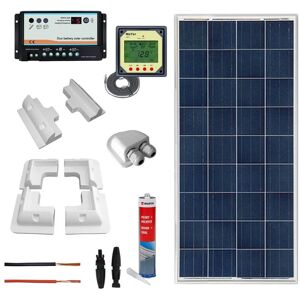 IoRisparmioEnergia Selection Kit fotovoltaico completo per camper con pannello 150Wp poli   CAMP150PRO