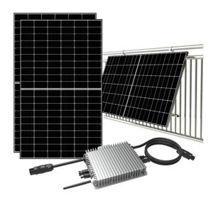 IoRisparmioEnergia Selection Kit fotovoltaico da balcone con micro inverter WiFi 800W 2xMPPT conforme CEI0-21   KIT08KWCEI