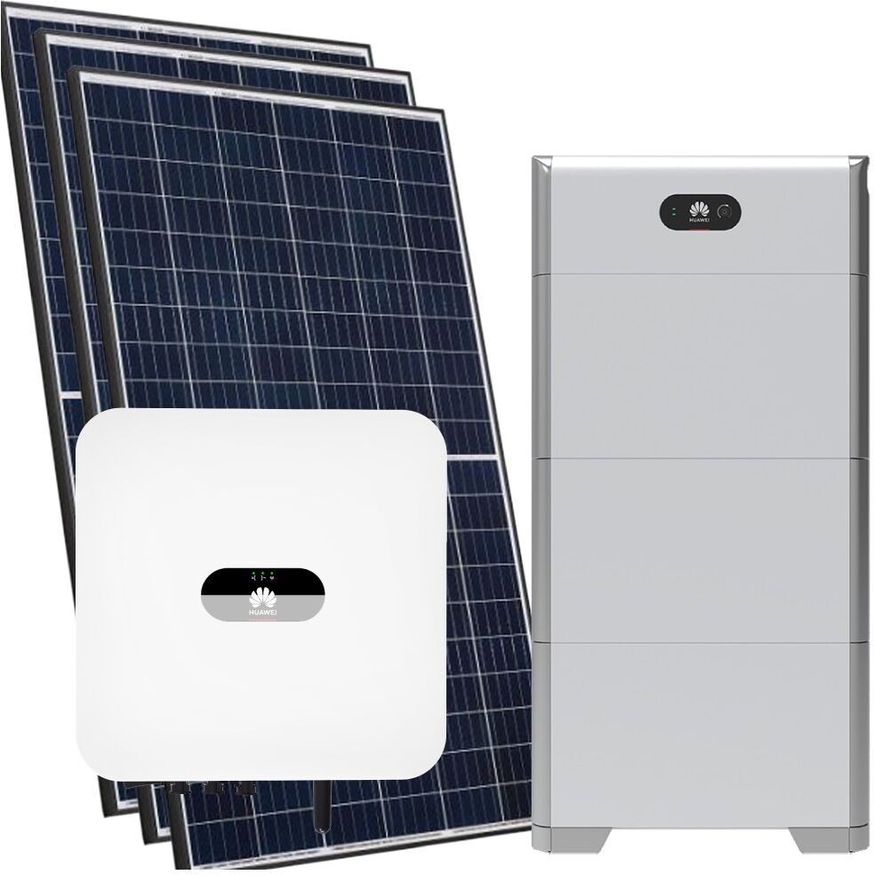 IoRisparmioEnergia Selection Kit fotovoltaico 6 kWp con accumulo 15 kWh con pannelli, inverter e batterie Huawei