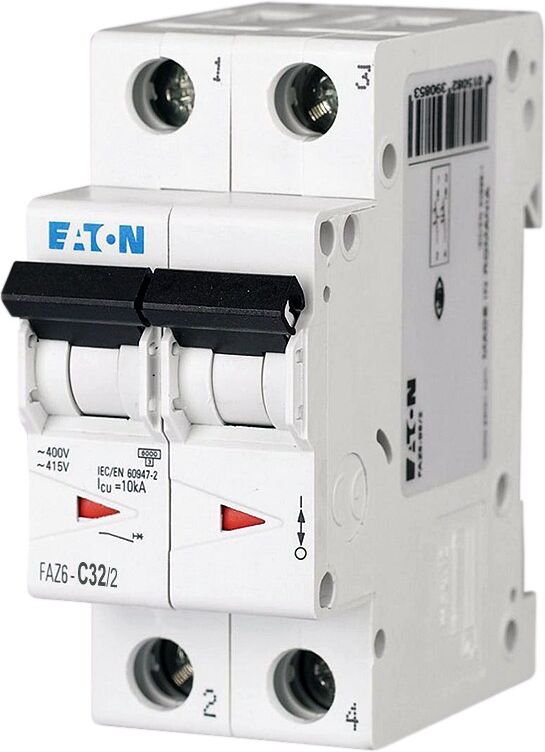 Eaton Interruttore magnetotermico 32A 230V CA curva C   ETN32C   Eaton