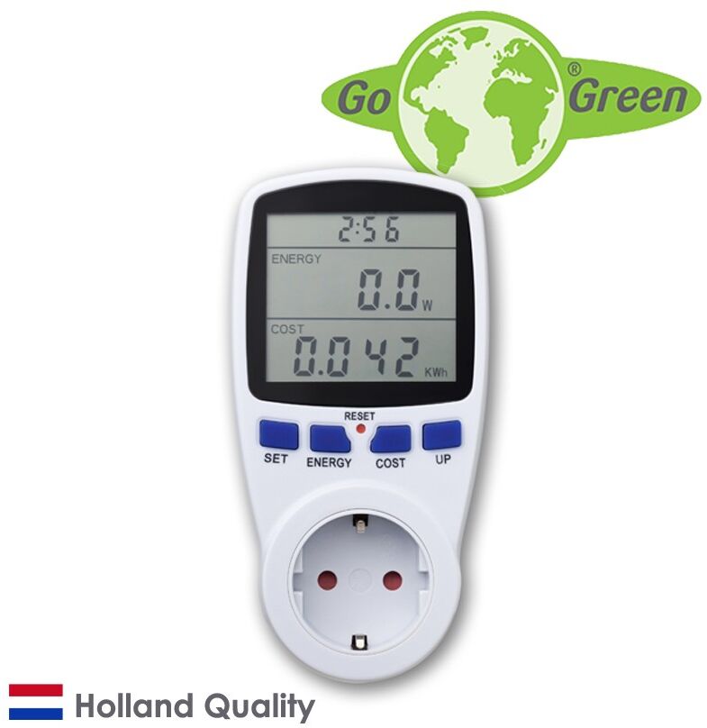 EcoSavers Misuratore di consumi da presa con display grande   EcoSavers EcoSavers Misuratore di consumi da presa con display grande   EcoSavers