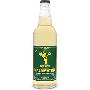 Greek Wine Retsina   Malamatina  0.5l