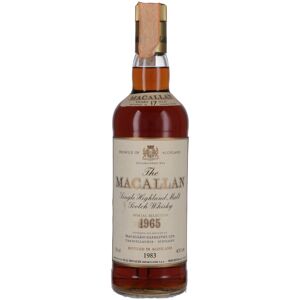 The Macallan Highland Single Malt Scotch Whisky Sherry Oak 18 Years Old 1965