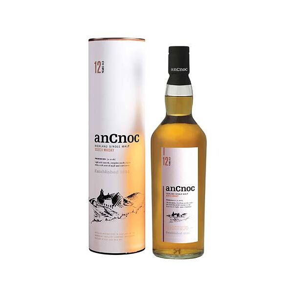 highland single malt scotch whisky ancnoc 12 years old   knockdhu distillery  0.7l