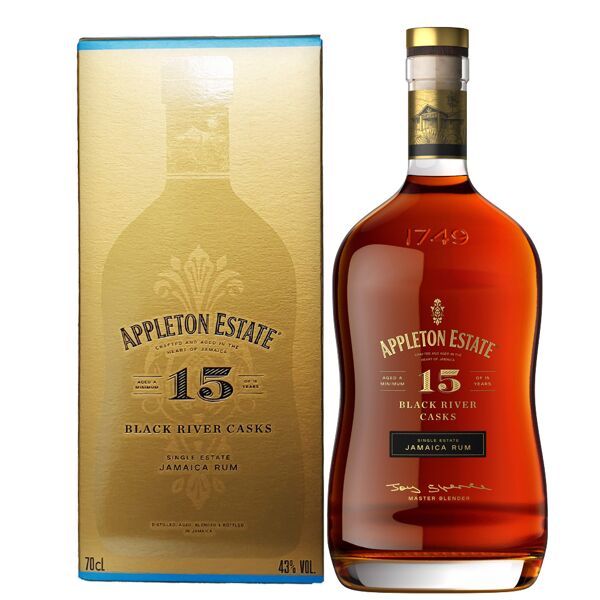 appleton estate jamaican rum jamaica rum black river cask 15 years old   appleton estate  0.7l