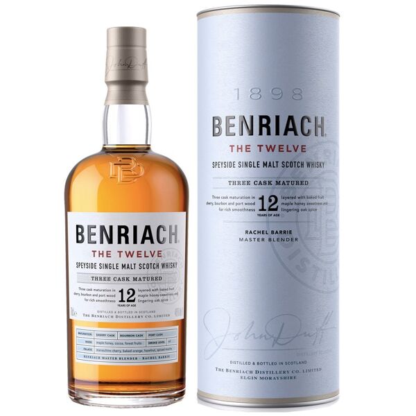 the benriach, brown-forman speyside single malt scotch whisky 12 years old the twelve   the benriach  brown forman  0.7l