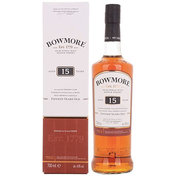 islay single malt scotch whisky 15 years old   bowmore  0.7l