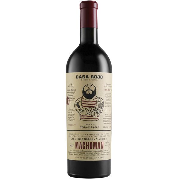 casa rojo tierra de murcia igp mmm macho man monastrell 2021