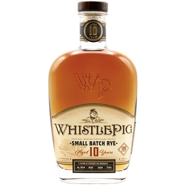 whistle pig straight rye whiskey 10 years old