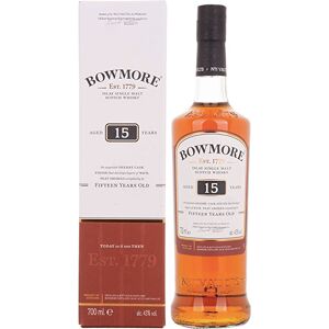 Islay Single Malt Scotch Whisky 15 Years Old Bowmore 0.7l