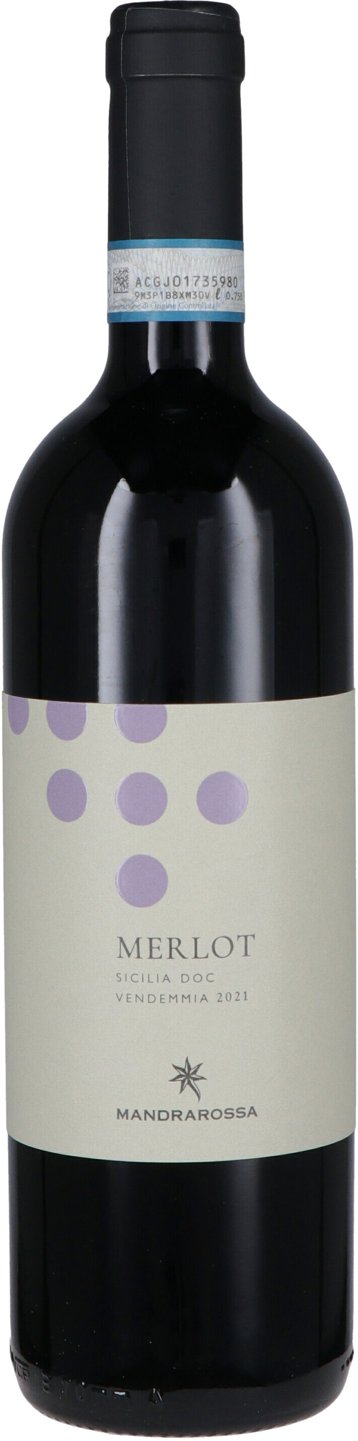 Mandrarossa Ilia Merlot Doc Rupenera 2023