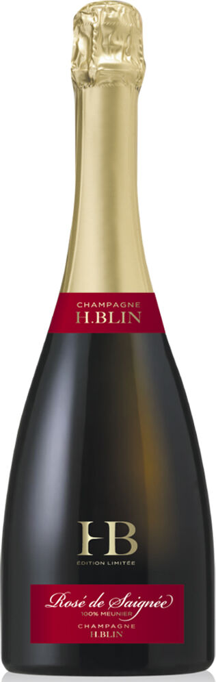 H. Blin Champagne Extra Brut Blanc De Noirs Blins Rosé De Saignée